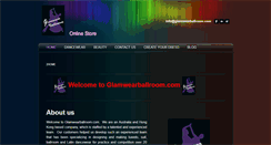 Desktop Screenshot of glamwearballroom.com